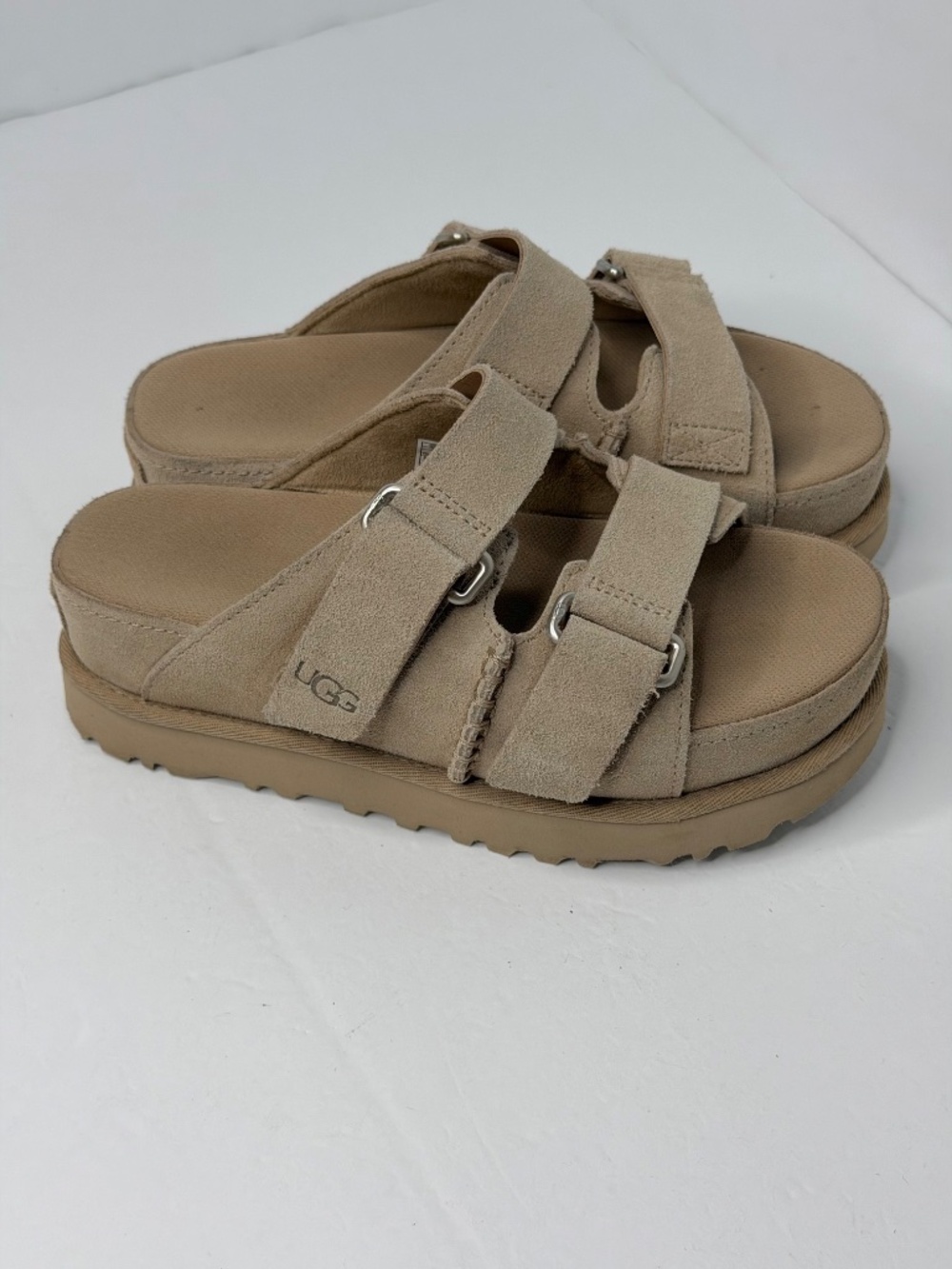 UGG Goldenstar Hi Slide Platform Sandals shoes exclusively for anthropology - Picture 2 of 13